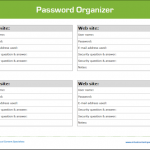 password organizer